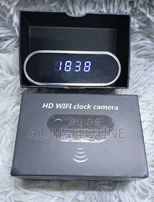 1080p Wireless Wifi Alarm Clock Camera Video Recording