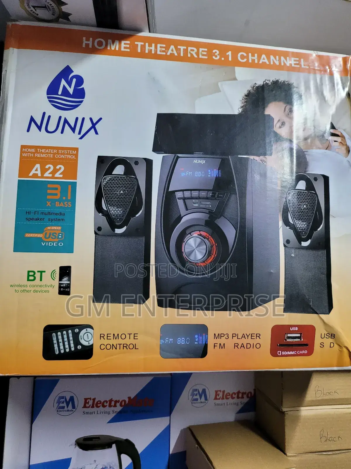 Nunix A22 Home Theater 3.1 Channel