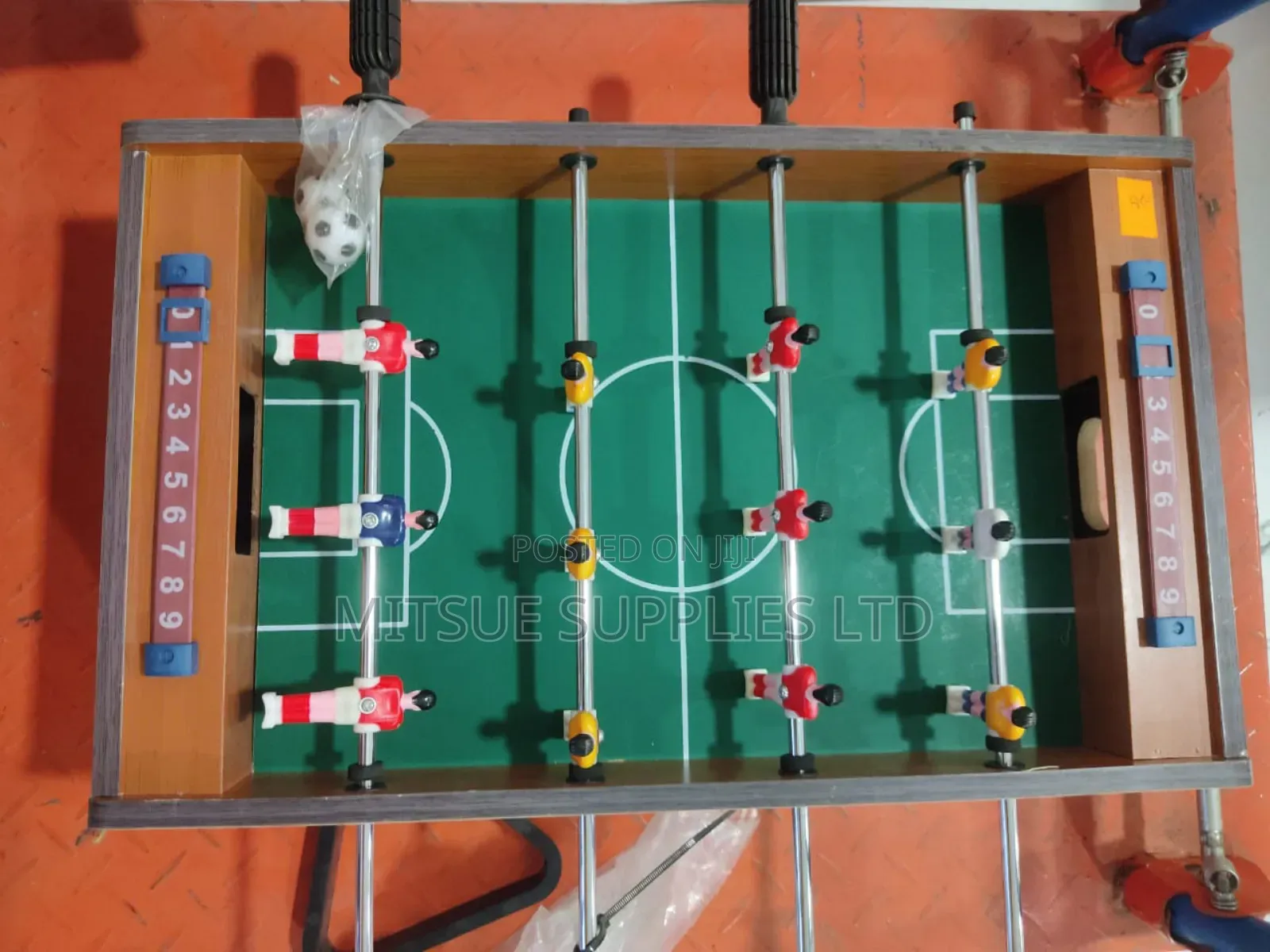 5 in 1 Top Game W/Mini Pool Table,Table Tennis,Chess,Fball Backgammon