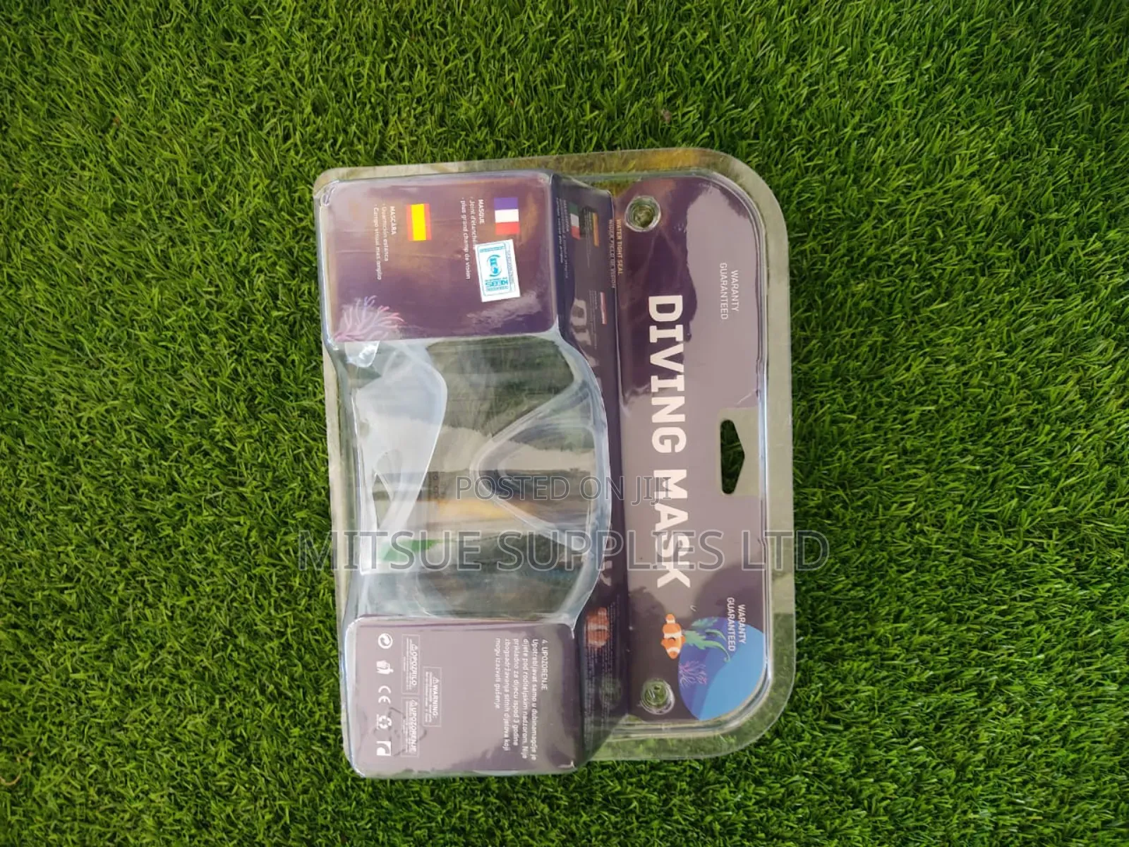 Complete Diving Mask Water Tight With Wide Field of View