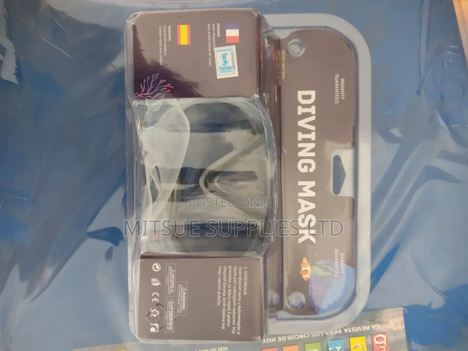 Complete Diving Mask Water Tight With Wide Field of View