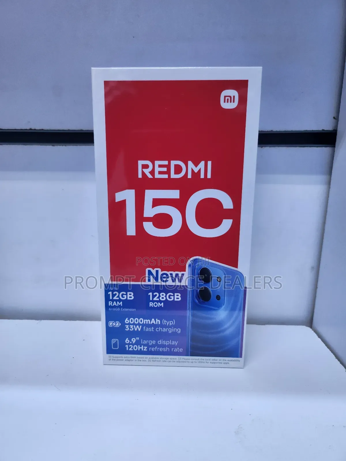 New Xiaomi Redmi 15C 4G 128 GB Black