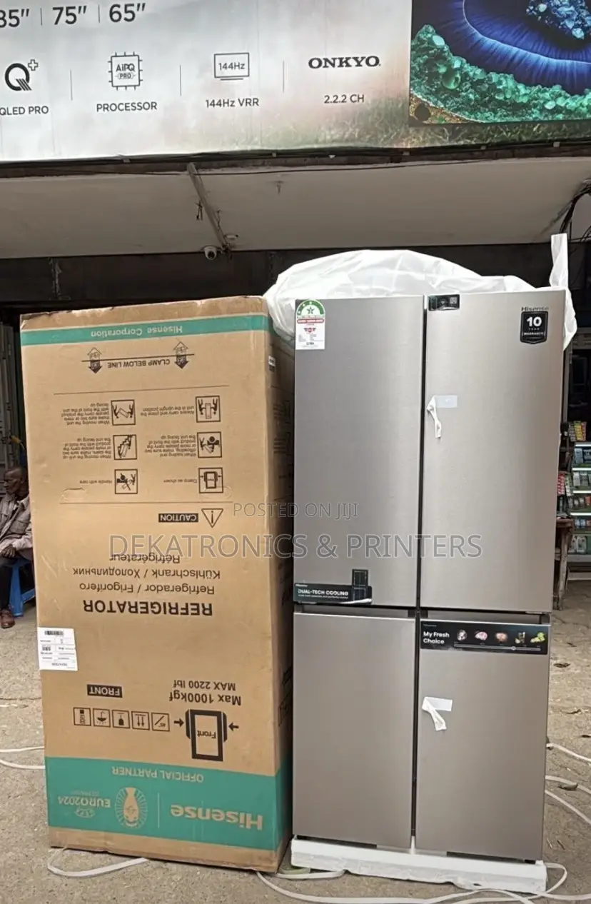 Hisense 470 Liters Four Door Fridge Wifi Embedded