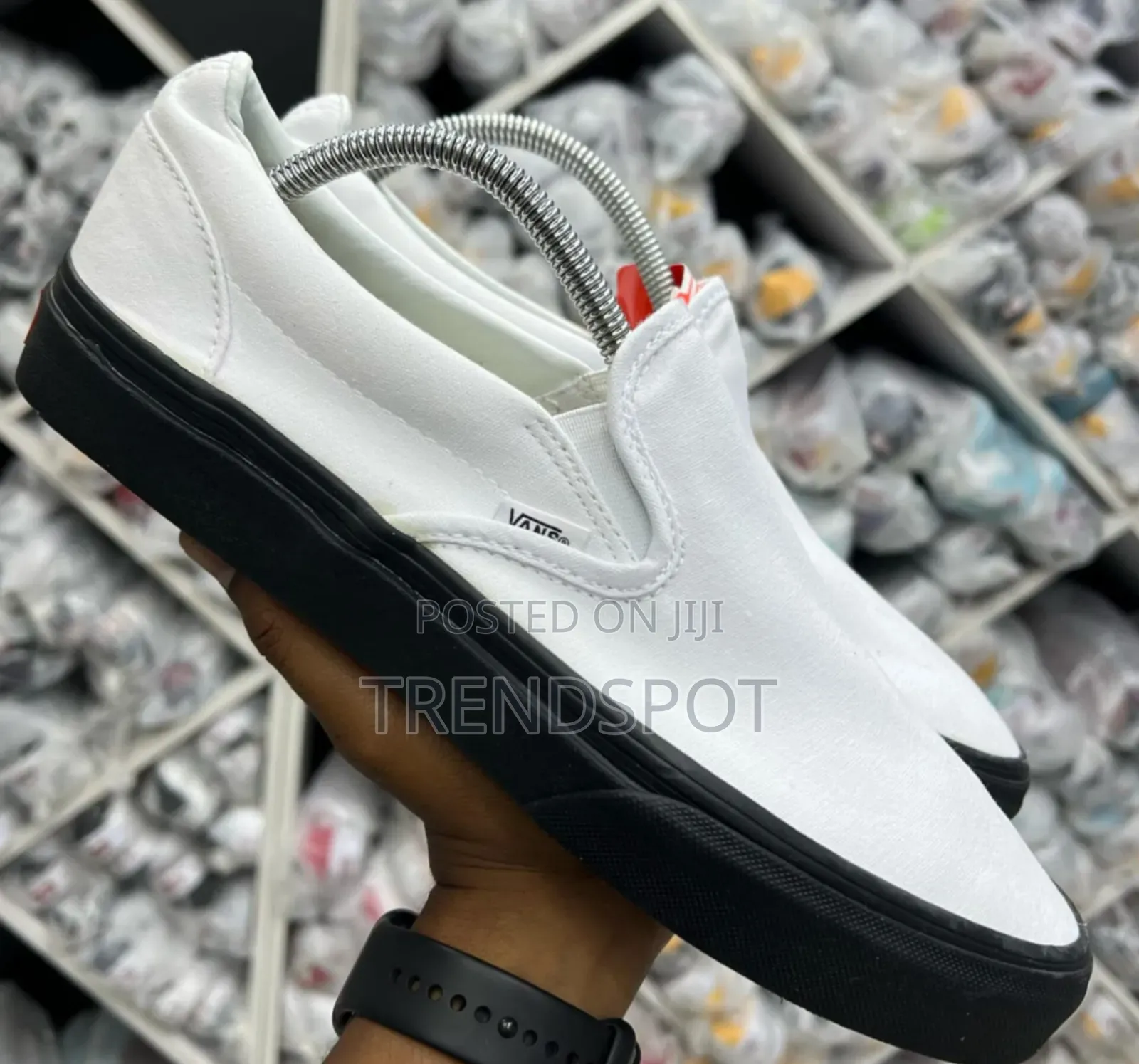 Laceless Vans