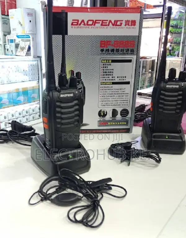 Baofeng Bf-888s 3km Range Walkie Talkies (2 Pieces)