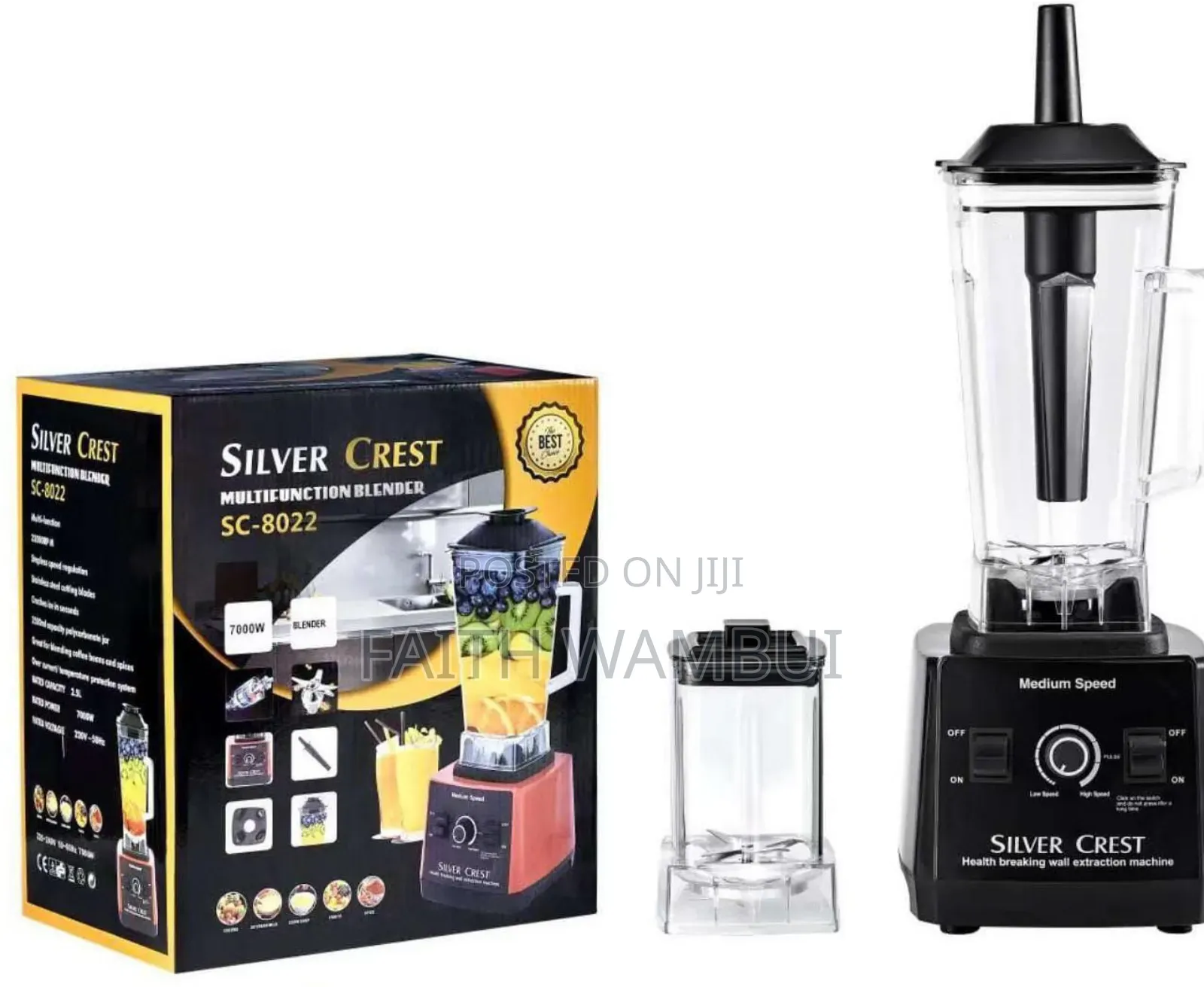 2 in 1 Commercial Silver Crest Blender/Commercial Blender