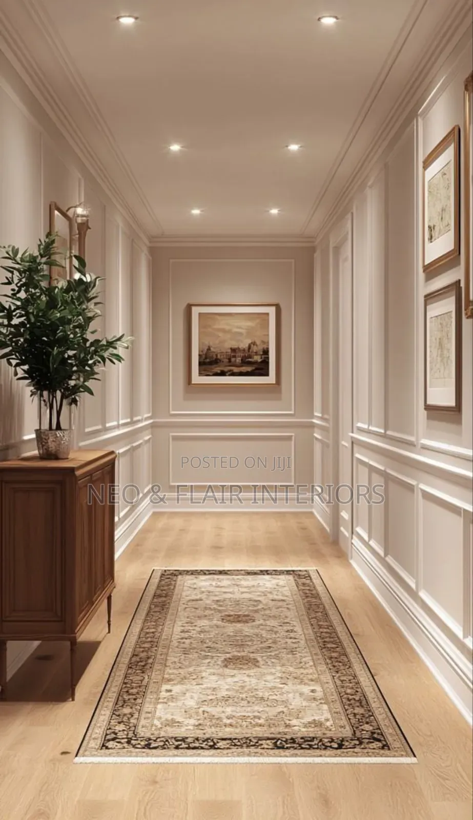 Modern Wall Wainscoting and Interiors