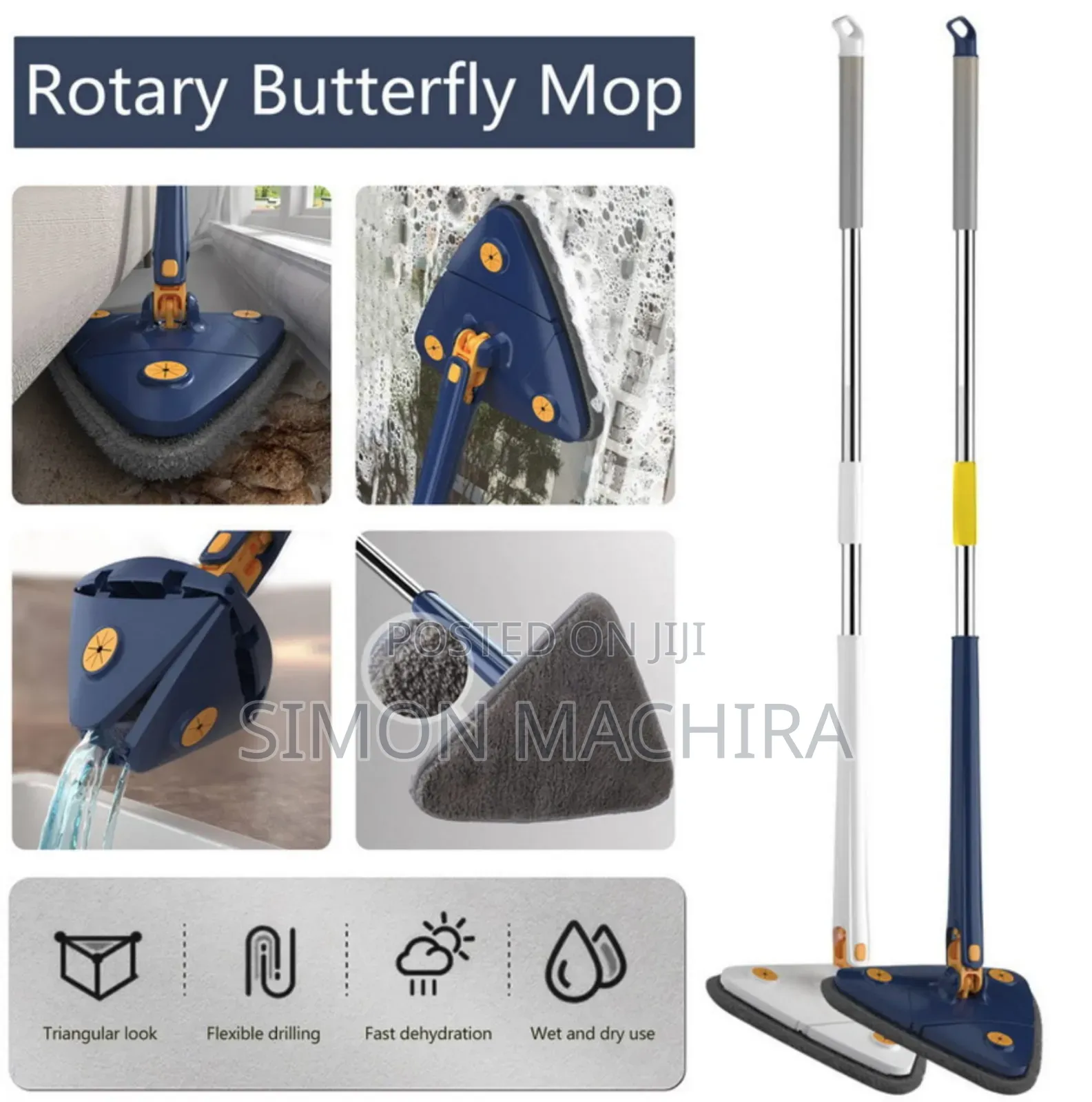 Triangle Rotatory 360 Degree Mop