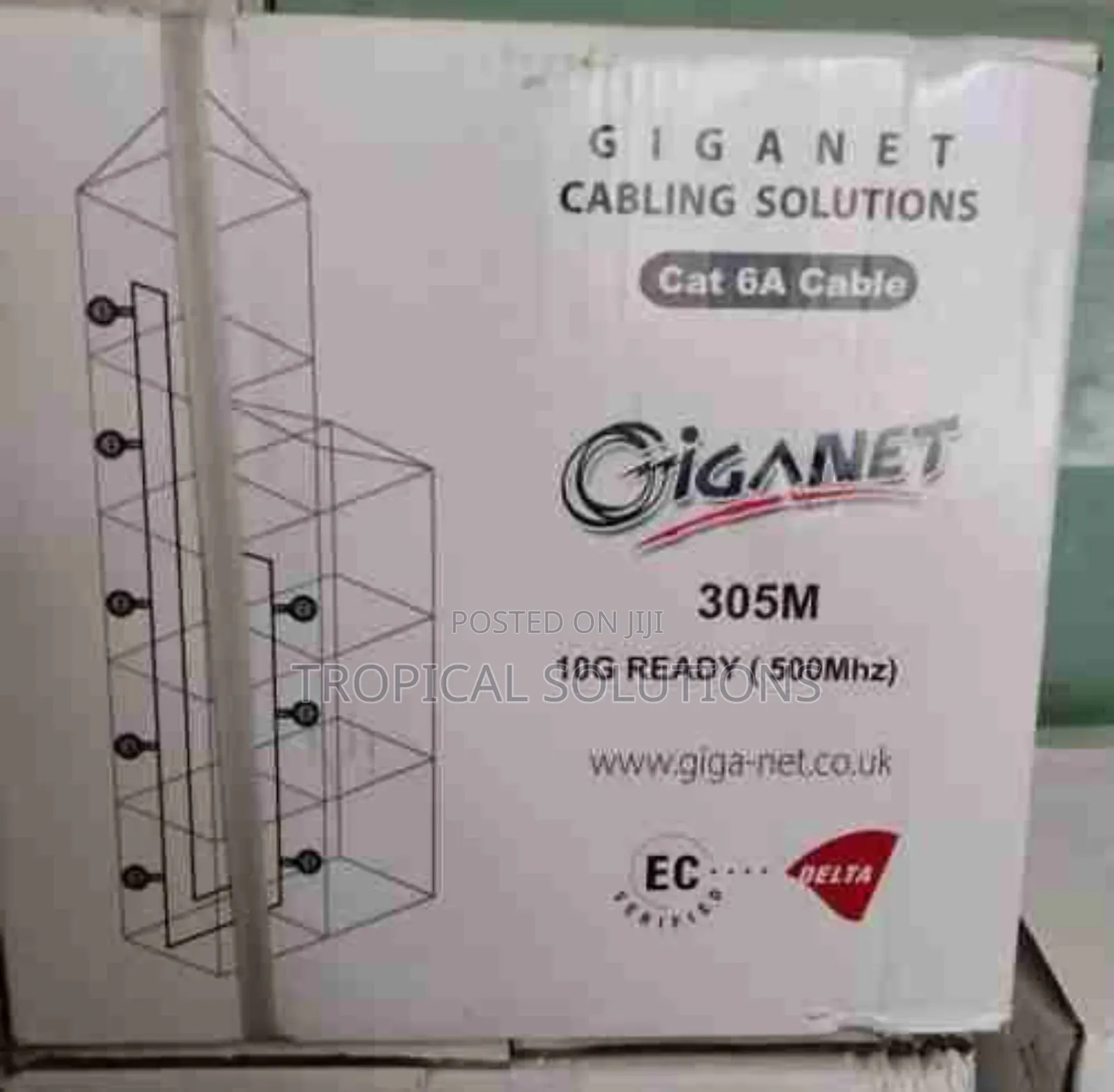 Giganet Category 6a Solid F/Utp PVC Outdoor Cable