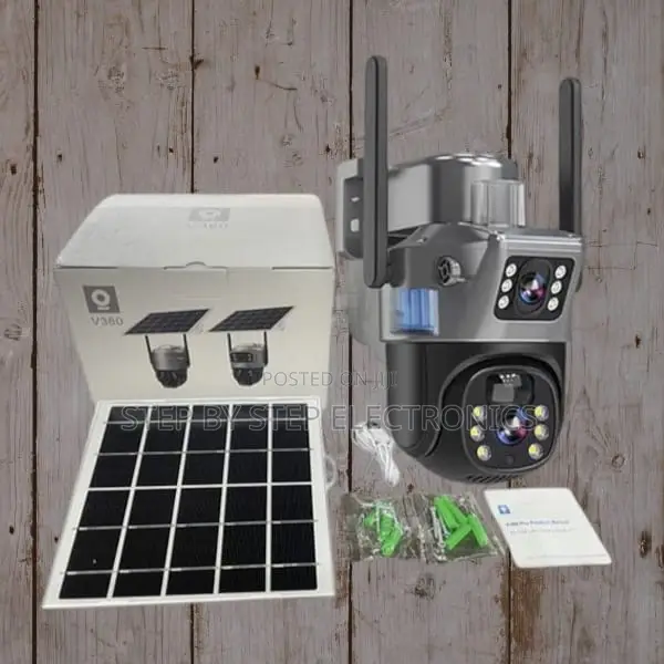 PTZ Control Smart Detection Dual Lens Outdoor 4g Solar Camera