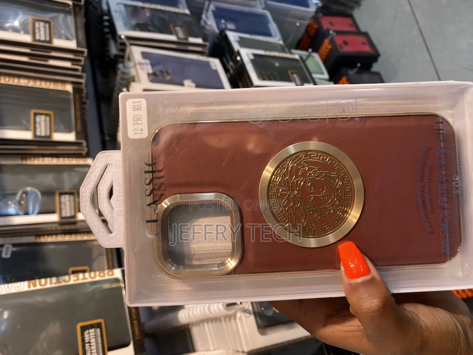 Vertyuio Versace Logo Luxury Case for iPhone 12 Pro Max