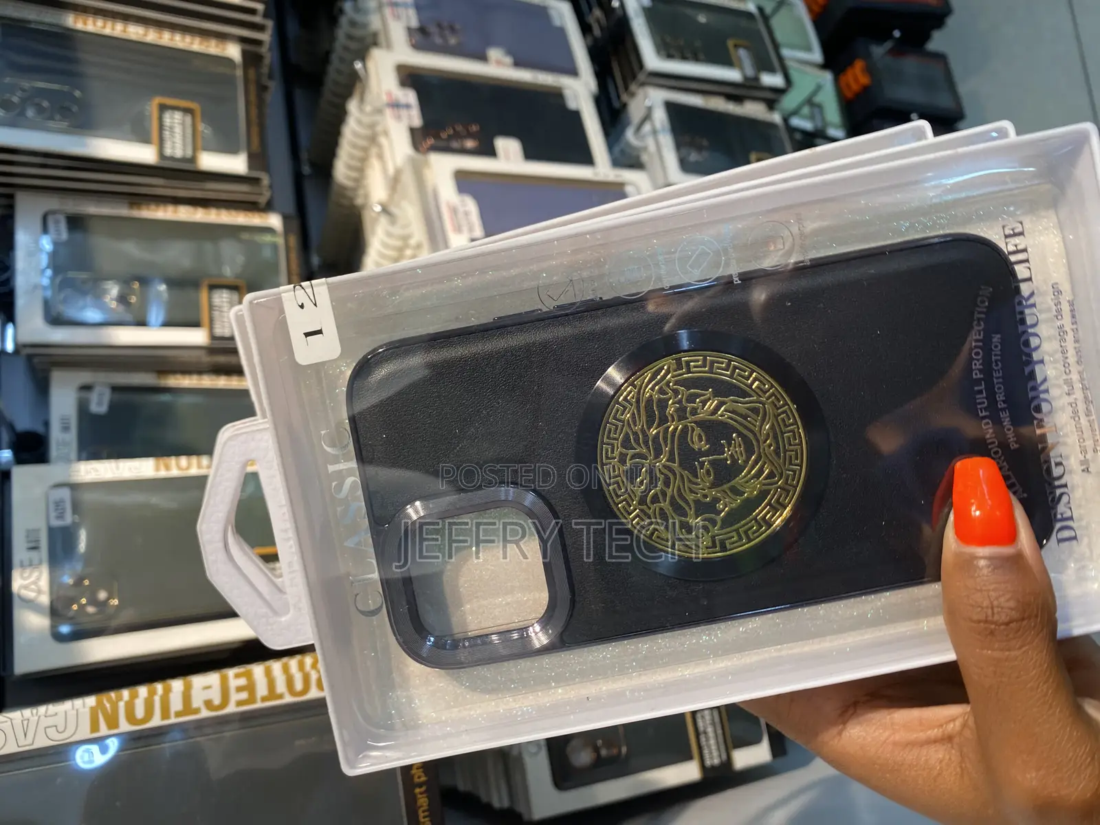 Couquer Versace Logo Designer Case for iPhone 12 Pro Max