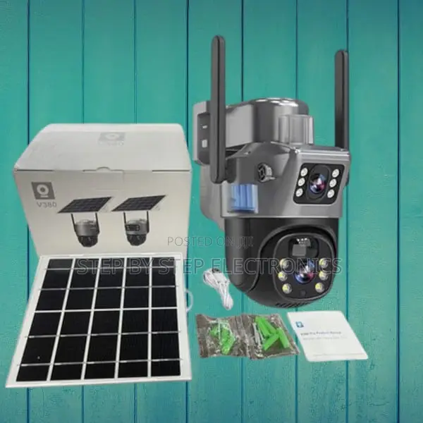 Smartphone App Control 4g Solar Sim Security Camera – Dual Lens,