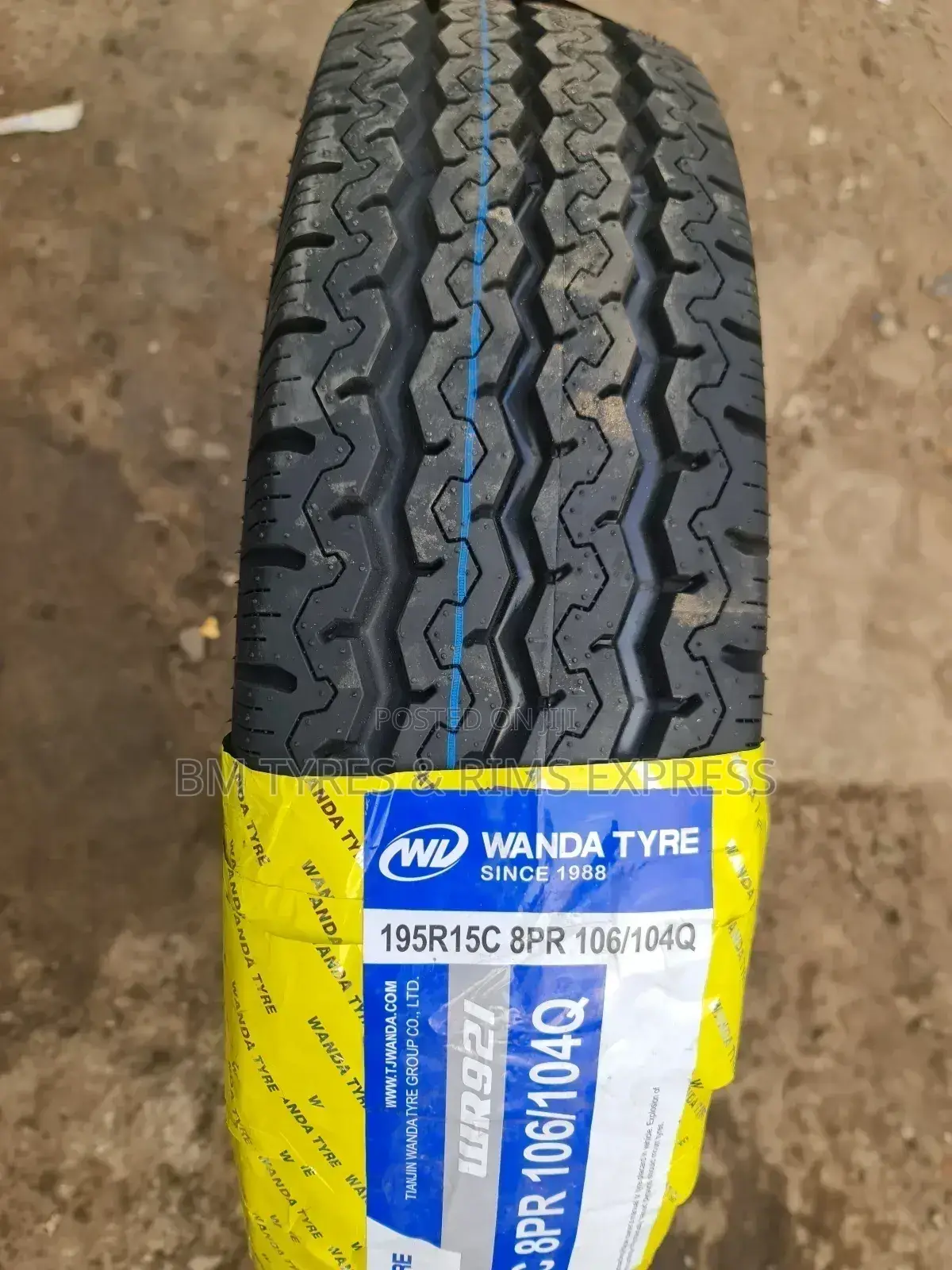 195 R15 Wanda Tyres(Commercial) 8ply.