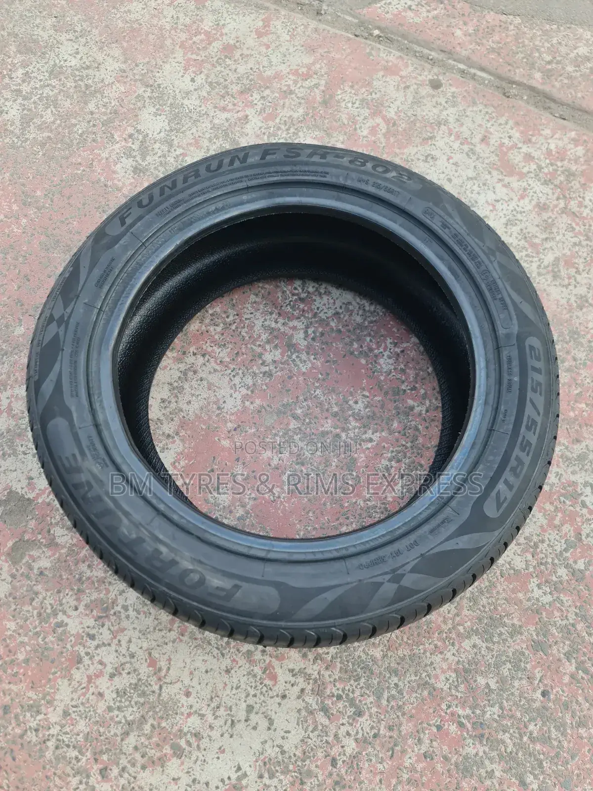 215 /55 R17 Fortune Tyres.