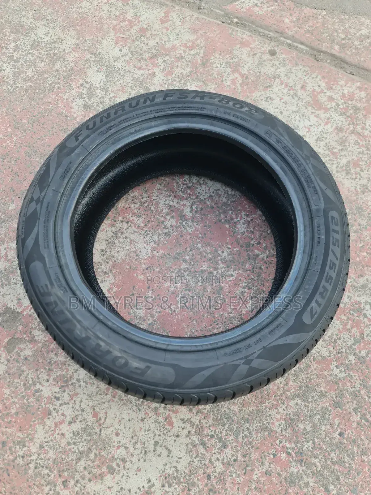 215 /55 R17 Fortune Tyres.