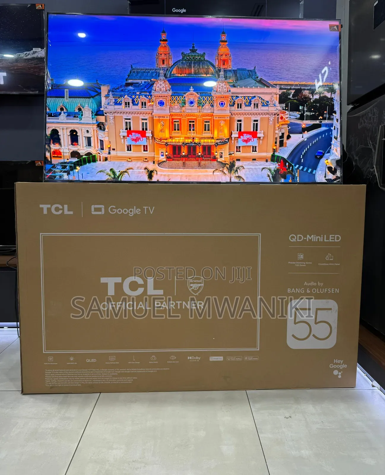TCL 55" Premium Qled Miniled Google TV C6k 144hz