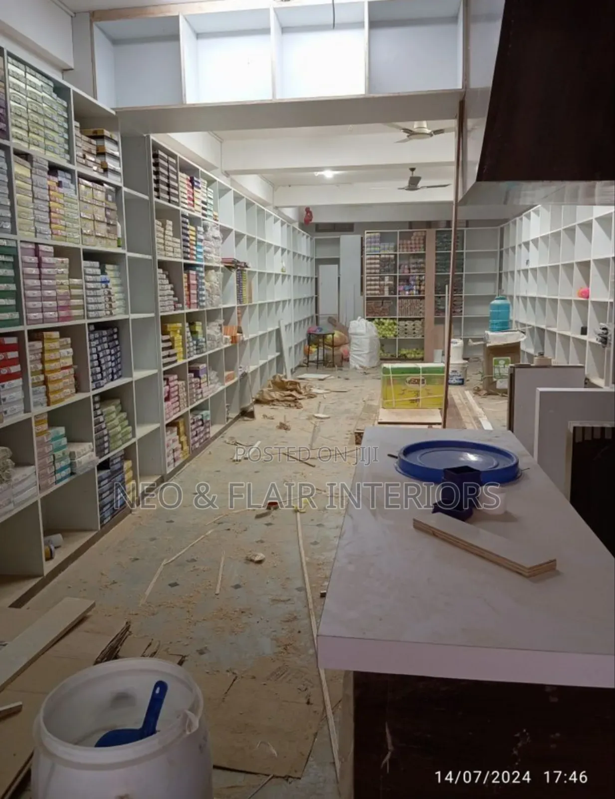 Chemist Shelves and Display
