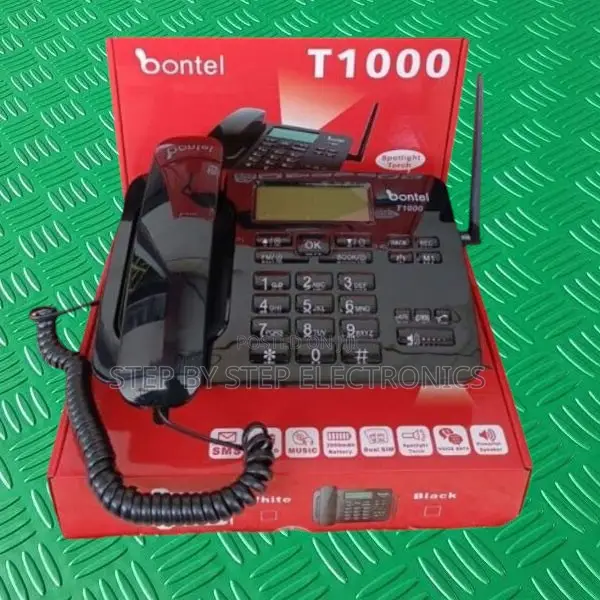 Dual Sim Bontel T1000 GSM Desk Phone – Ideal for Business or Home Use