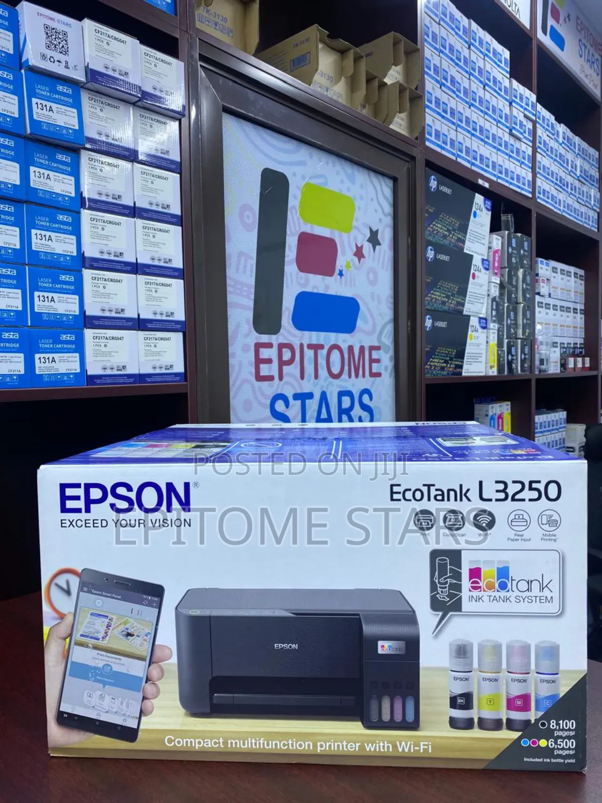 Epson Ecotank L3250 Printer Draft Speed Reach 33ppm(Mono)
