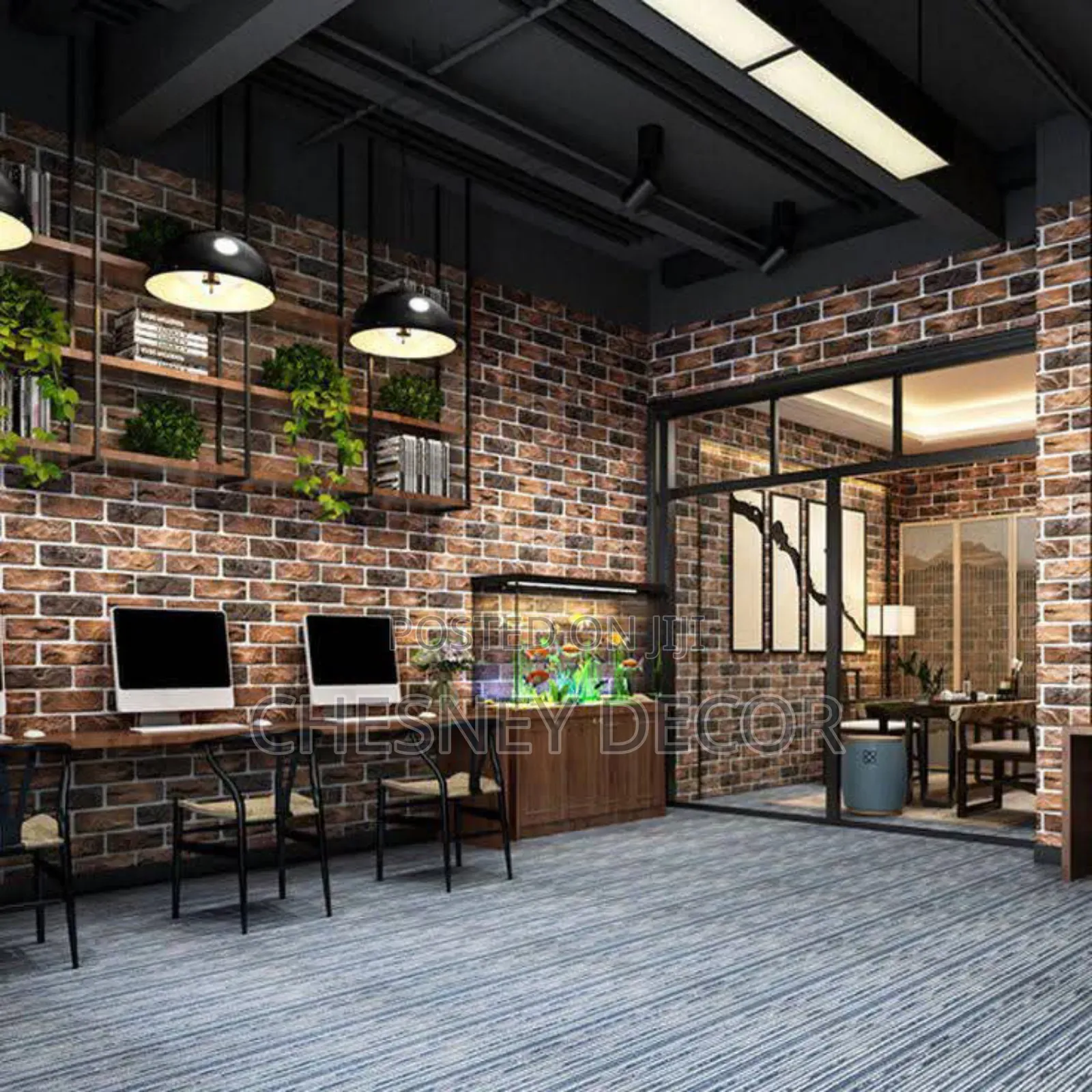 Brown Brick 🧱 Finish Wallpapers, Realistic