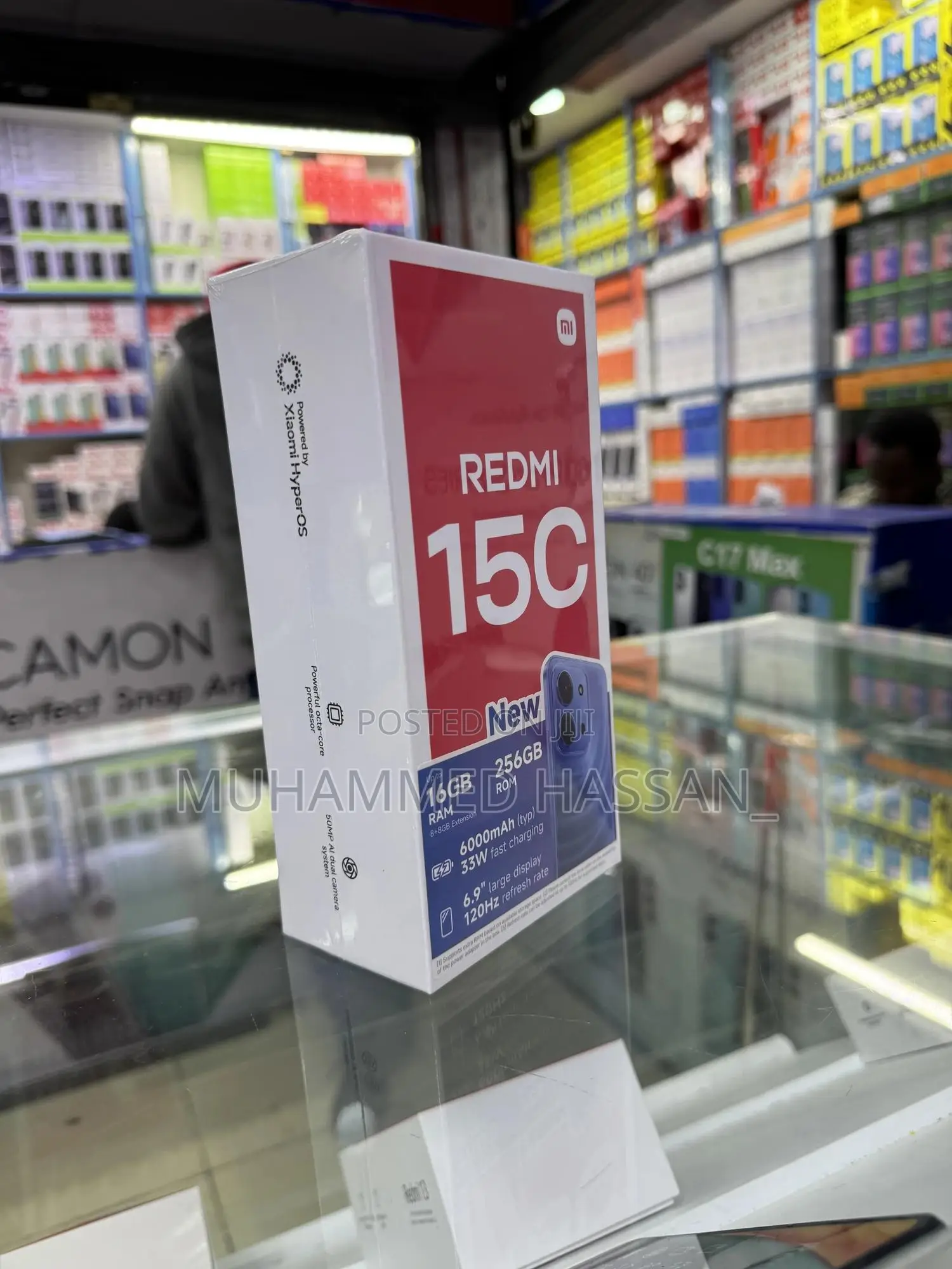 New Xiaomi Redmi 15C 4G 128 GB Black