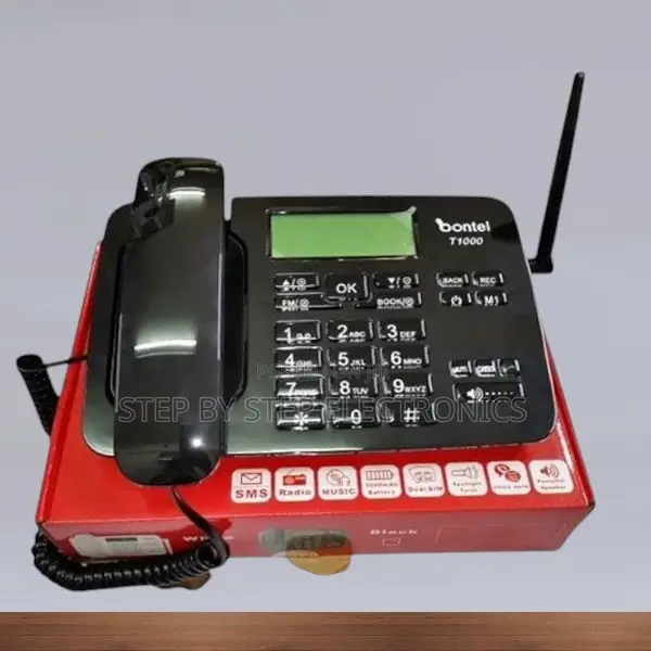 Hands-Free Calling Dual Sim Slots Bontel T1000 Office Desktop Phone