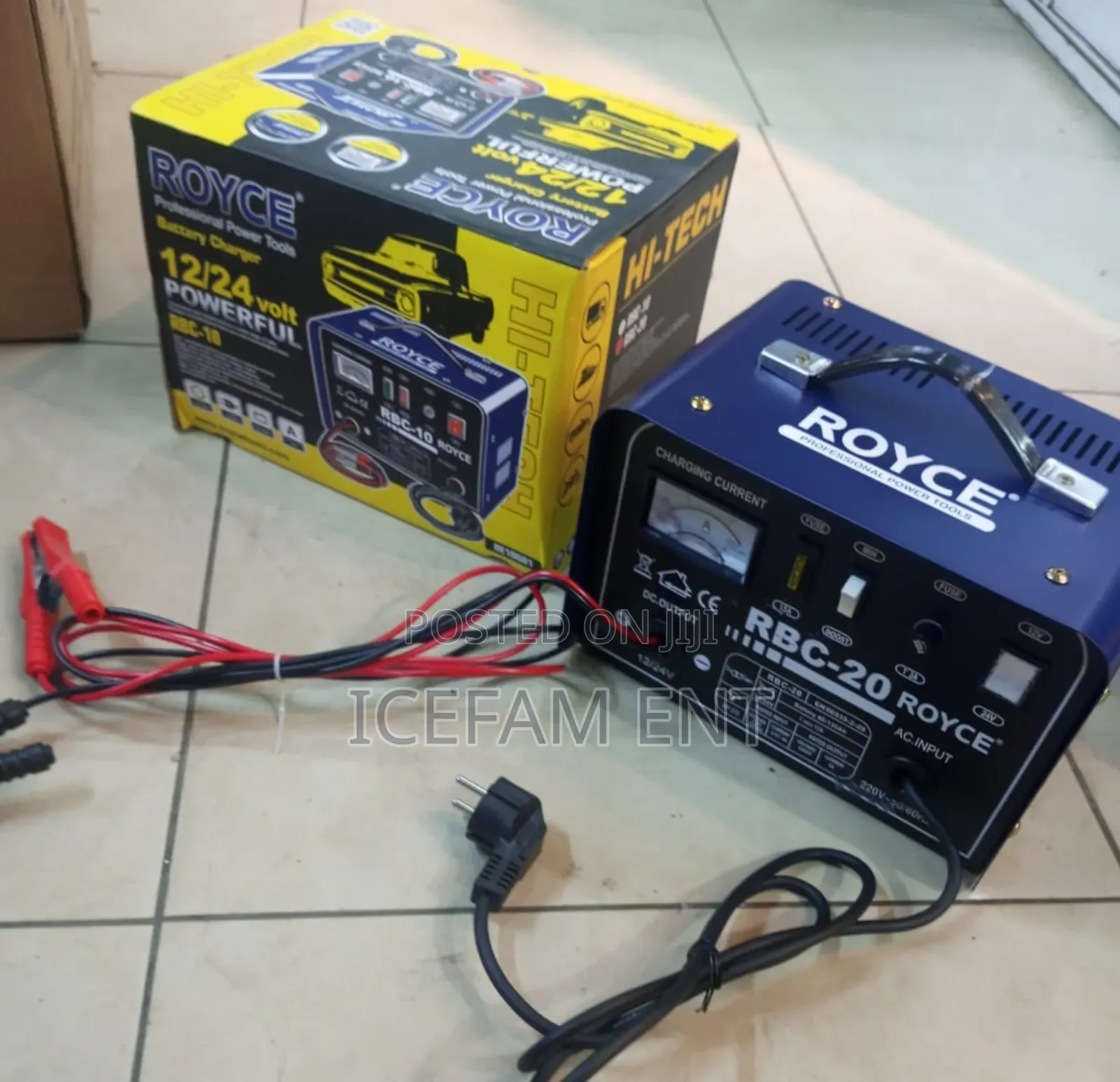 Royce Battery Charger/RBC 20 Portable Battery Charger