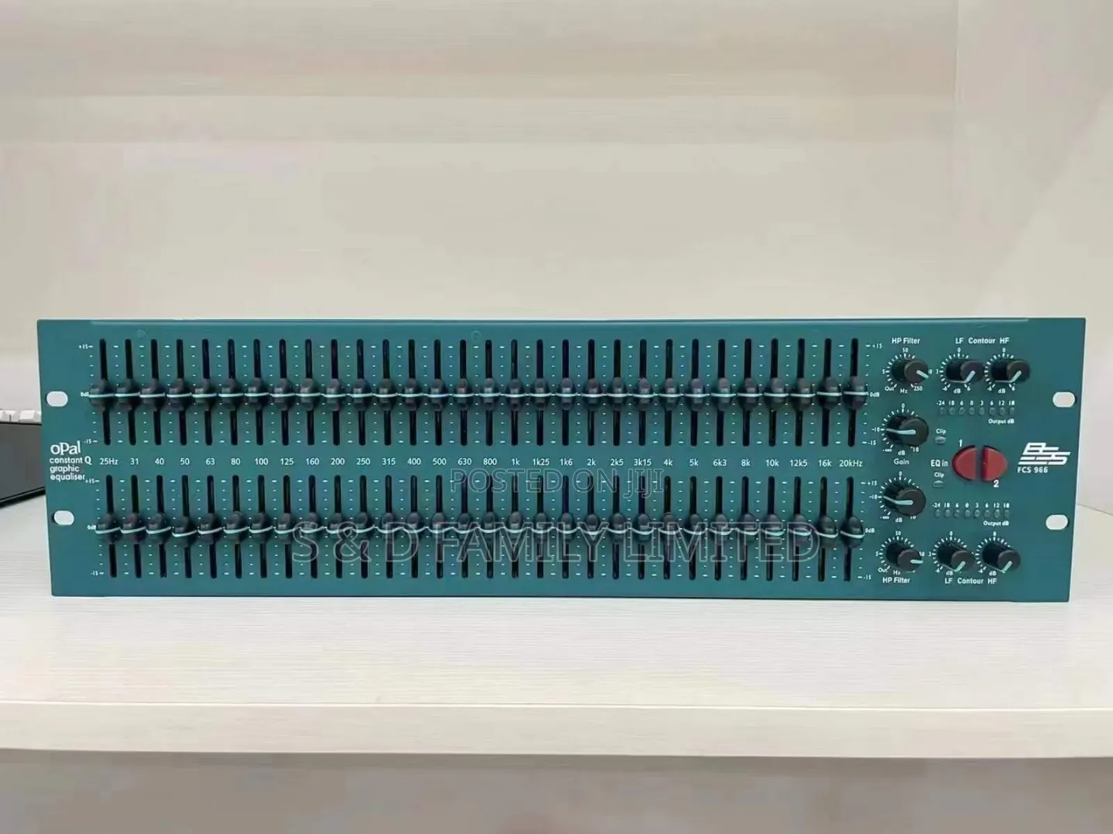 BSS Audio Double Equalizer