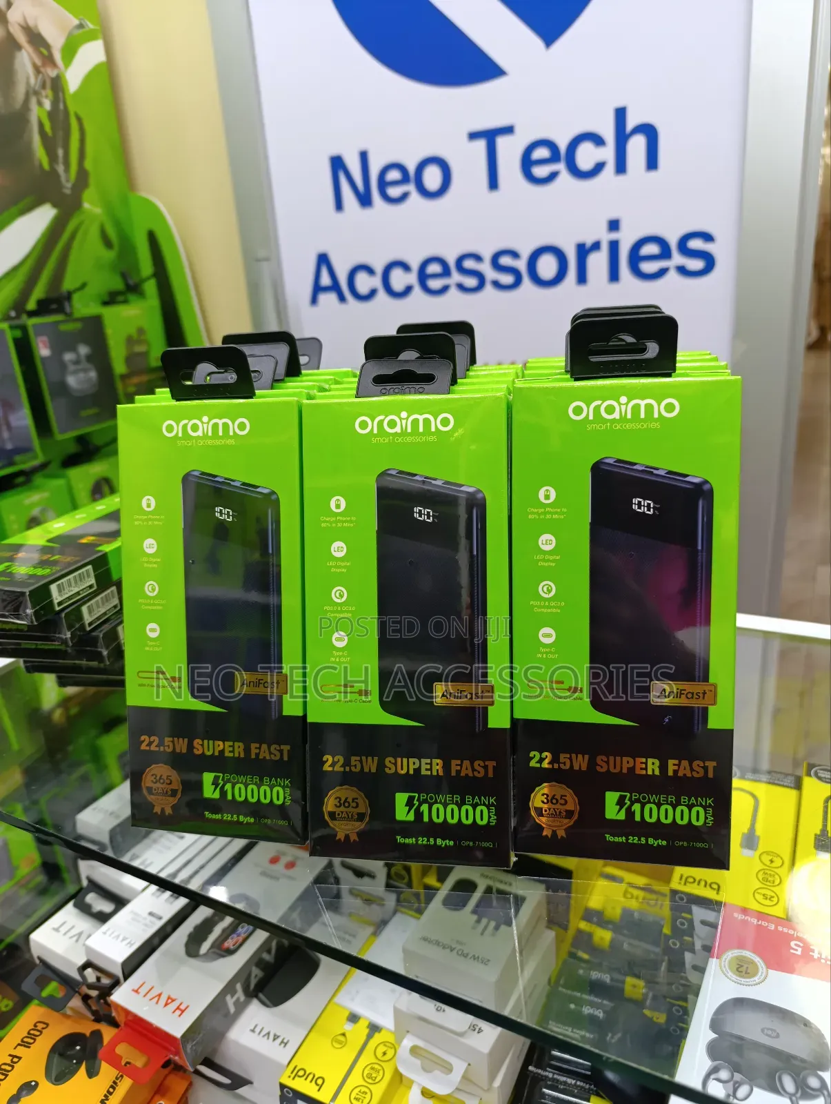 Oraimo Toast 22.5 Byte 10000mah Fast Charging 22.5w Power Bank