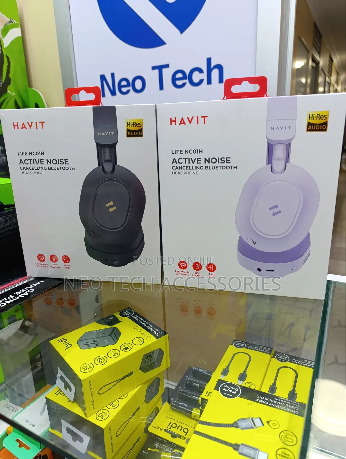 Havit H668bt Life Nc01h Hi-Res Noise Cancelling Wireless Headphones