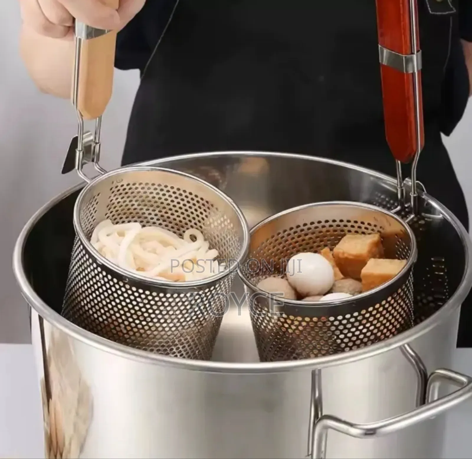 Stainless Steel Chips / Spaghetti Fryer Funnel-16cm