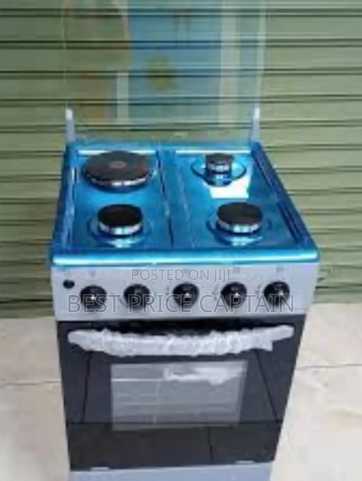 60*65 Eurochef Free Standing 3 Gas Burner +1 Electric Cooker