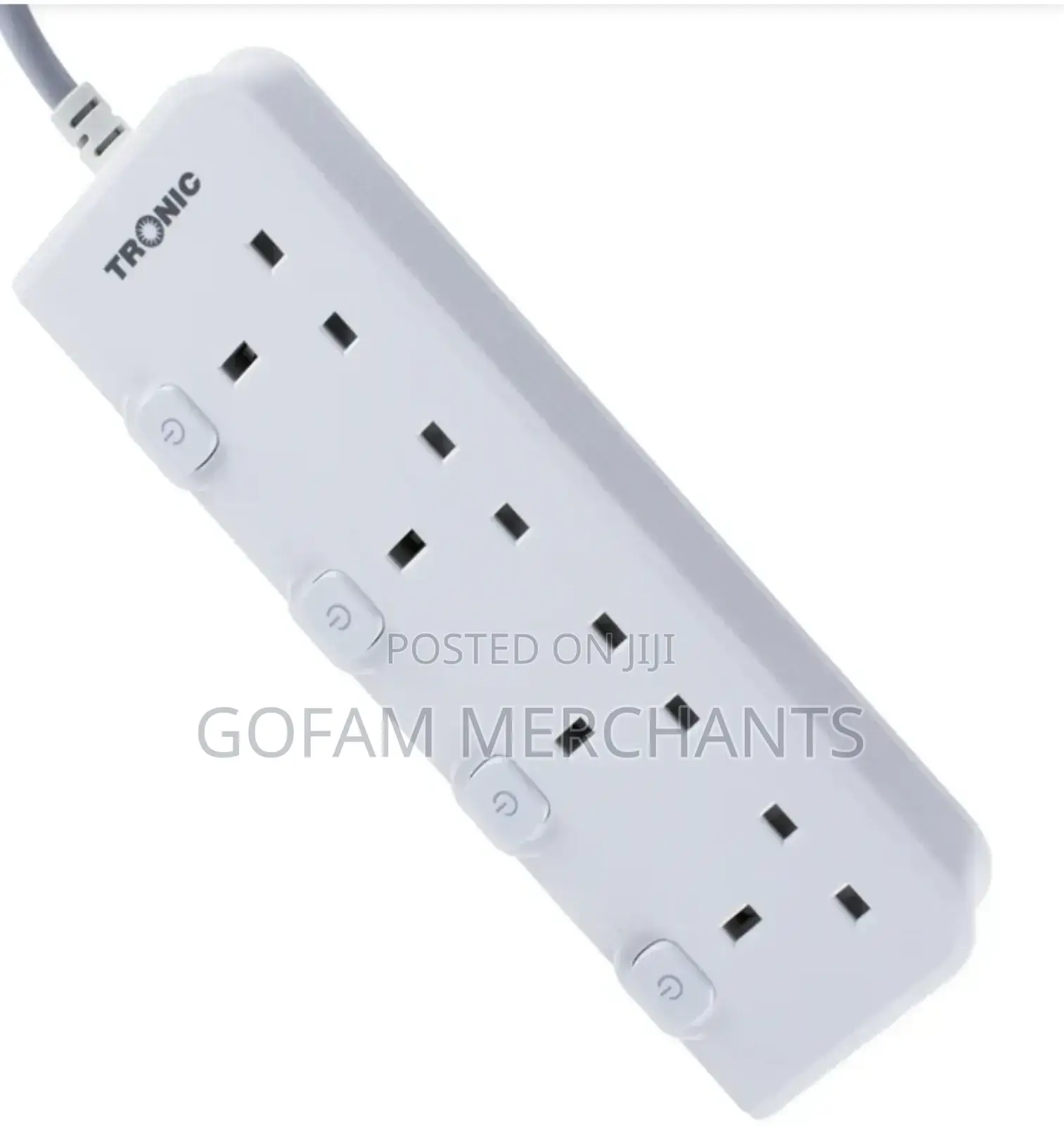 4-Way Extension Socket With Individual Switches – 10a, 2500w