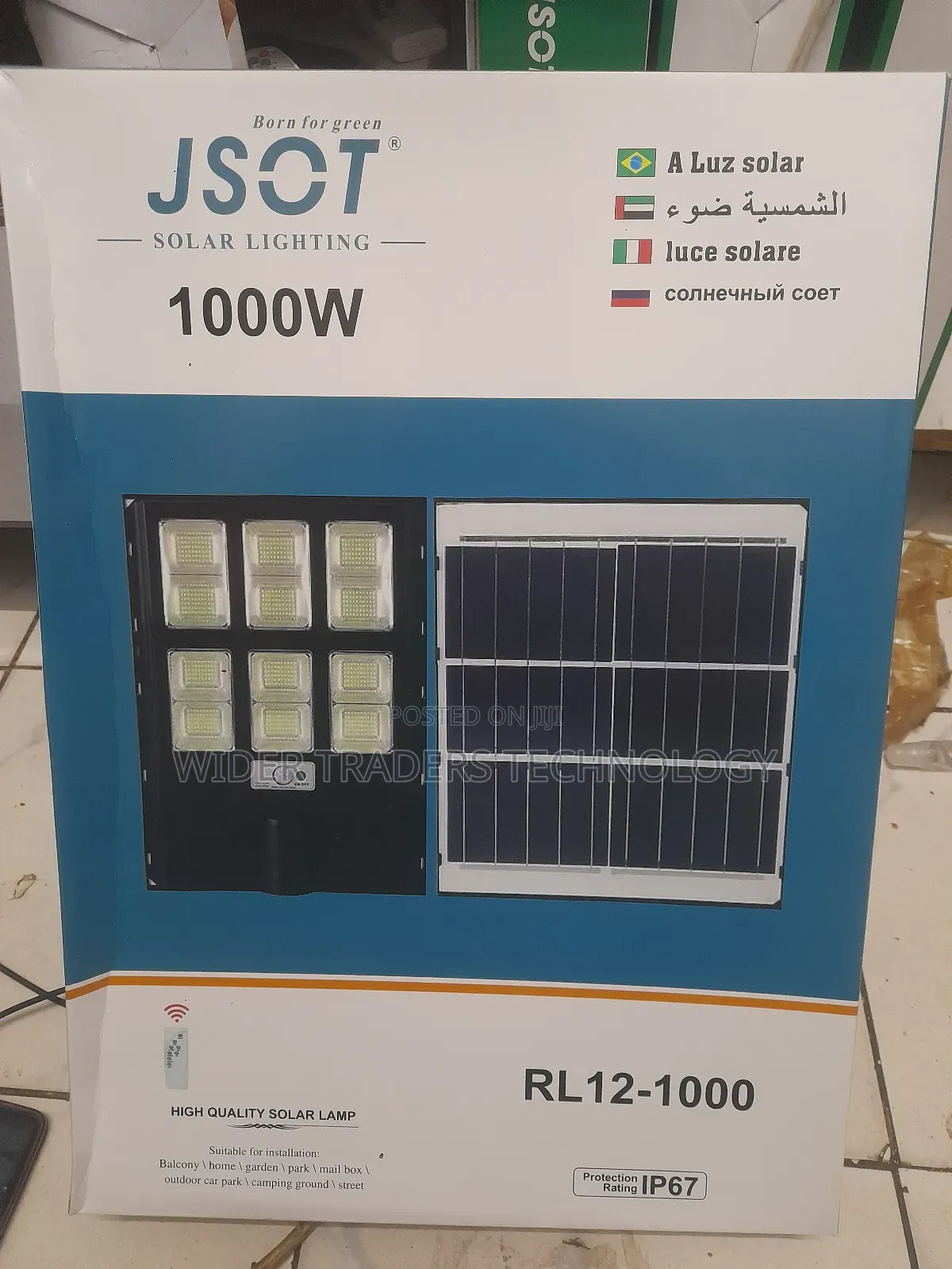 Jsot Rl12-1000 Solar Led Street Light, A High-performance