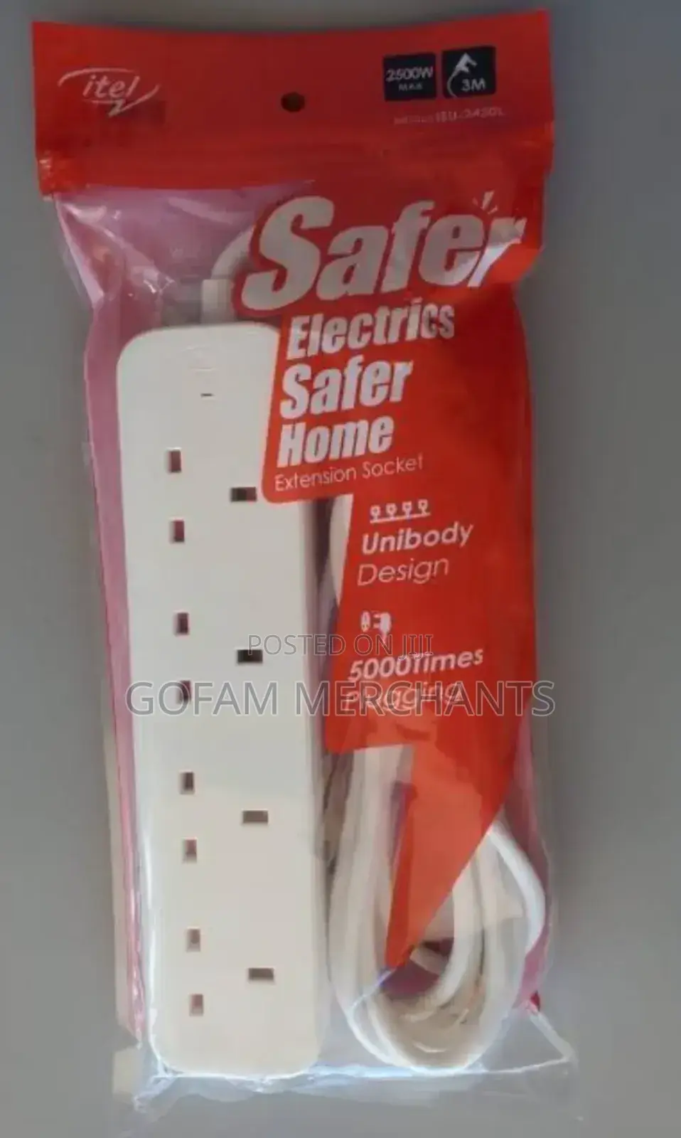 Itel 4-Way Extension Cable