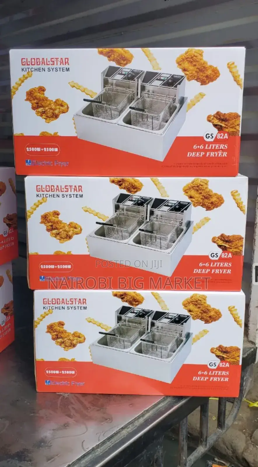 Chicken Chips 6+6 Double Deepfrier