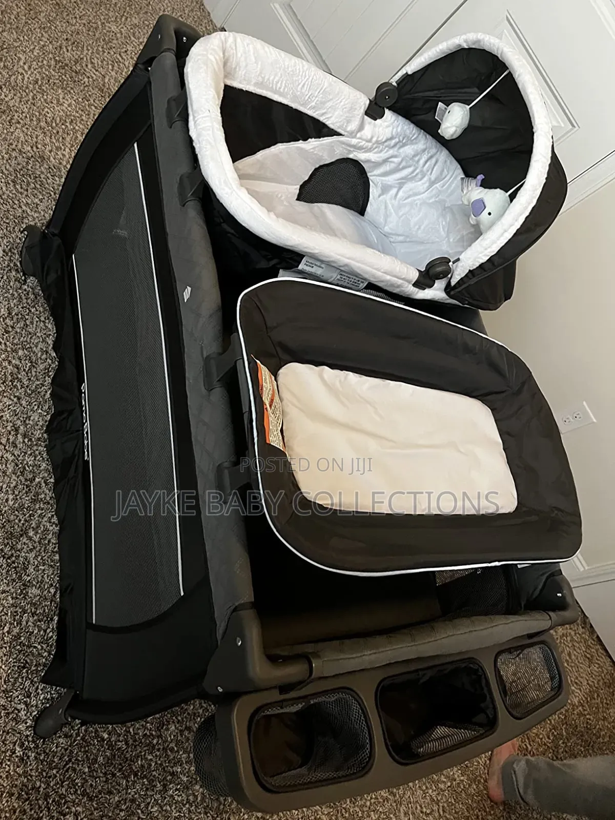 Baby Cosleeper Playpen Bassinet Cot With Net Pad