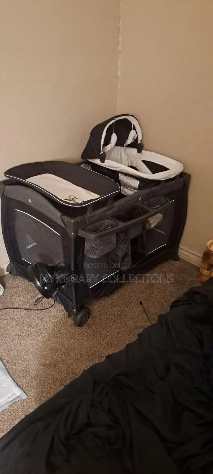 Baby Cosleeper Playpen Bassinet Cot With Net Pad