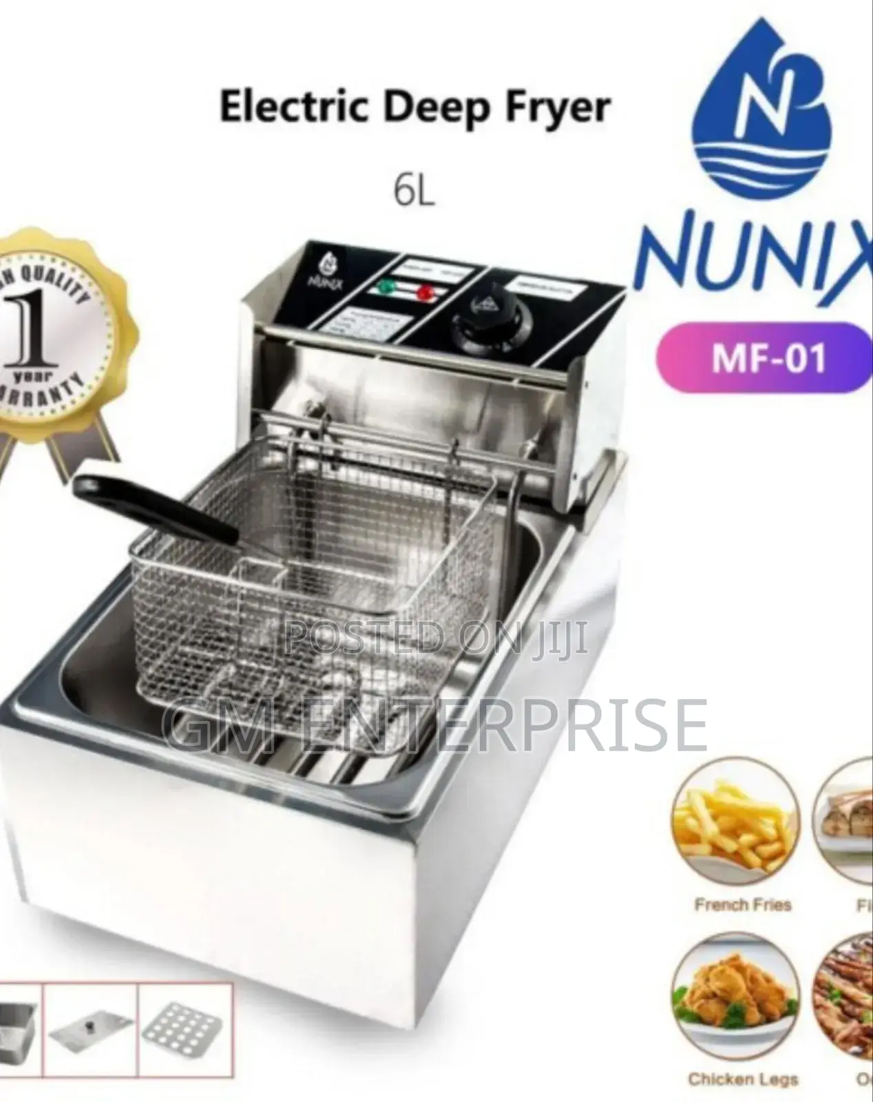 Nunix Deep Fryer (Single)