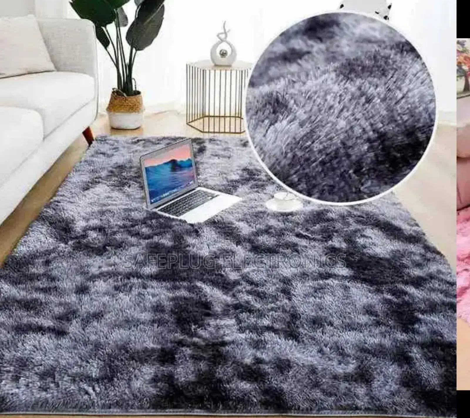 Fluffy Carpet With Patches