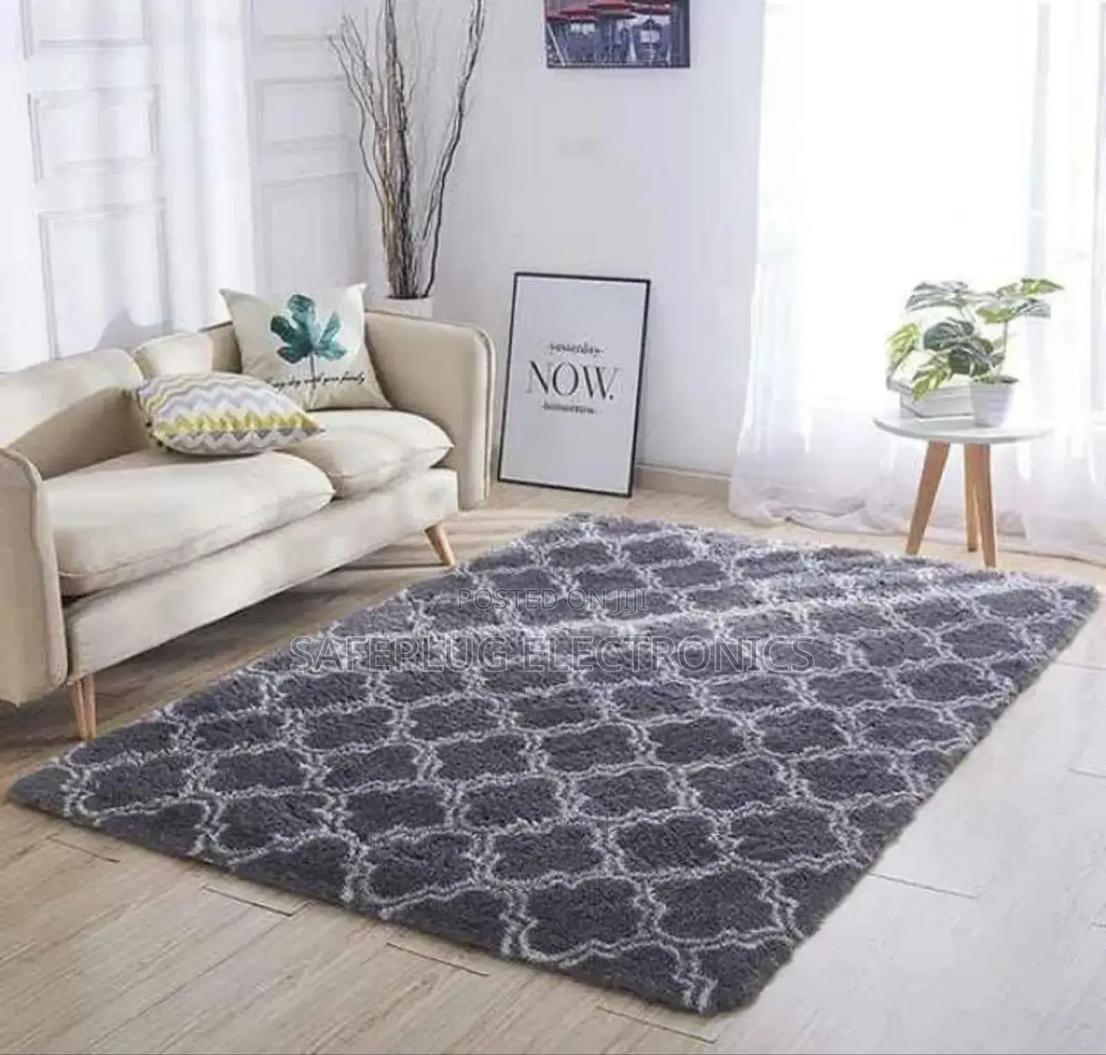 Fluffy Carpet With Patches