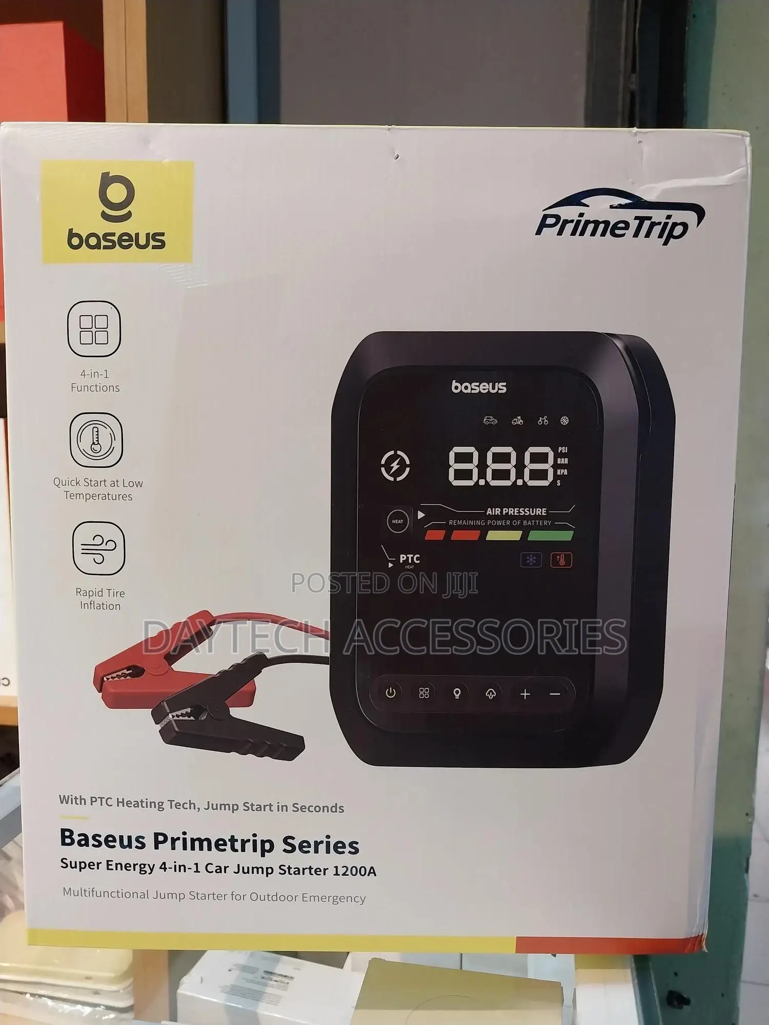 Baseus Primetrip Super Energy 4-in-1 Multifunctional Car Jump Starter