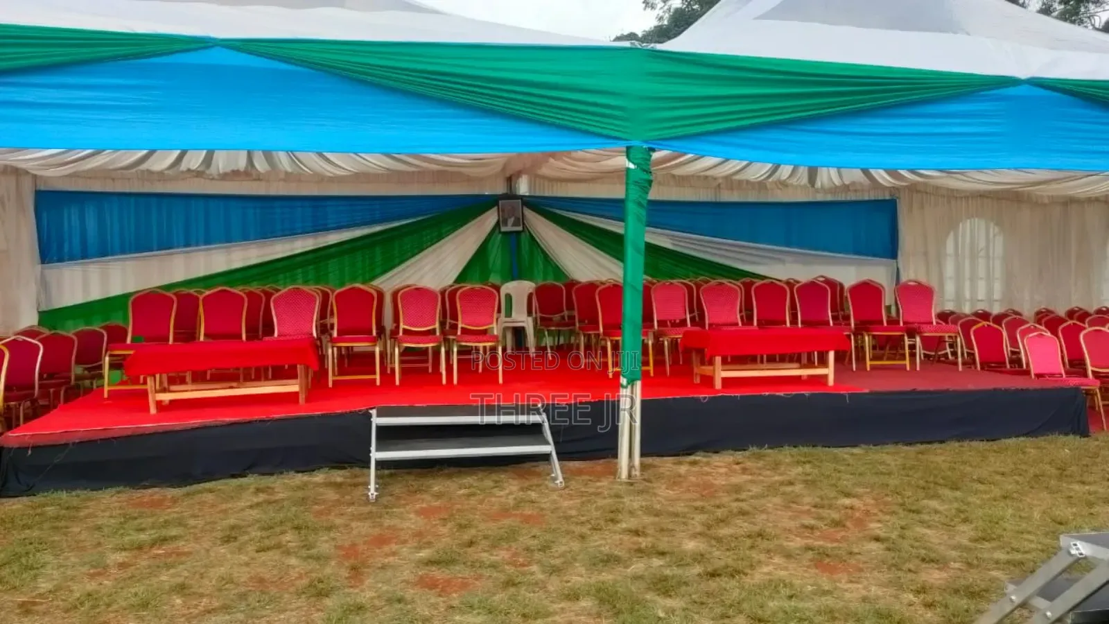 Stage for Hire in Doom Tent Set Up Done Very Classy