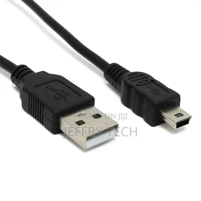 5metre Usb-a to Usb Mini-B Cable - Black