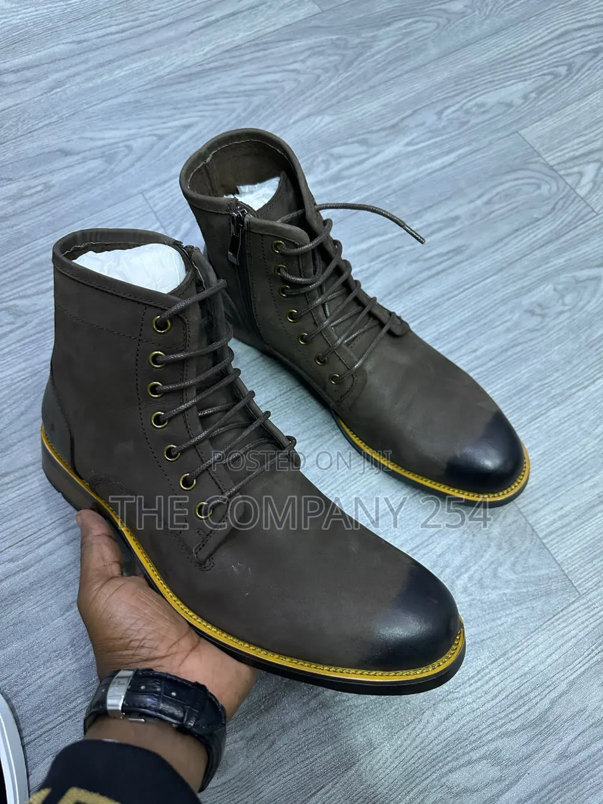 Quality Leather Timberland Official Casual Rubber Sole High Boots