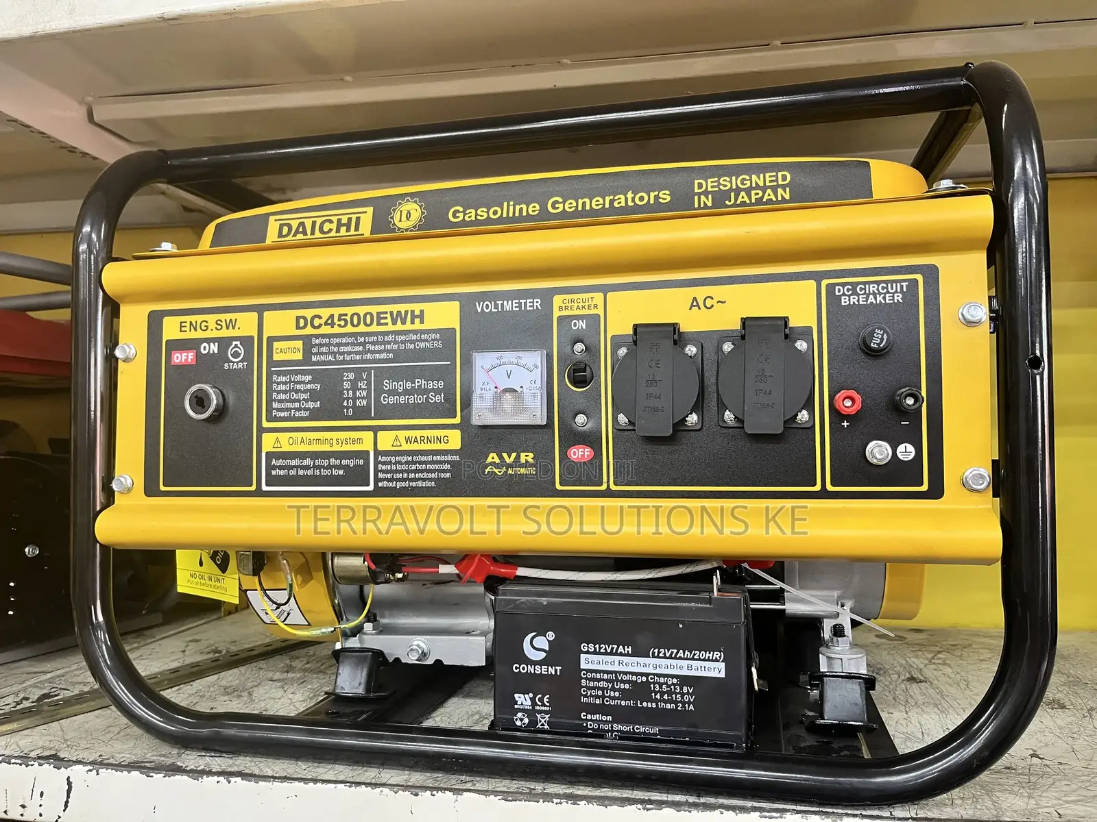 Daichi Dc4500ewh 4kva, 4kw Petrol Generator