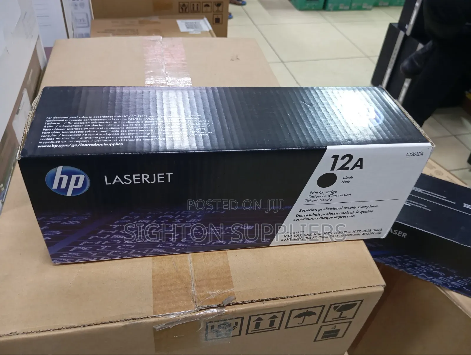 Hp 12a Black Original Laserjet Toner Cartridge, Q2612a