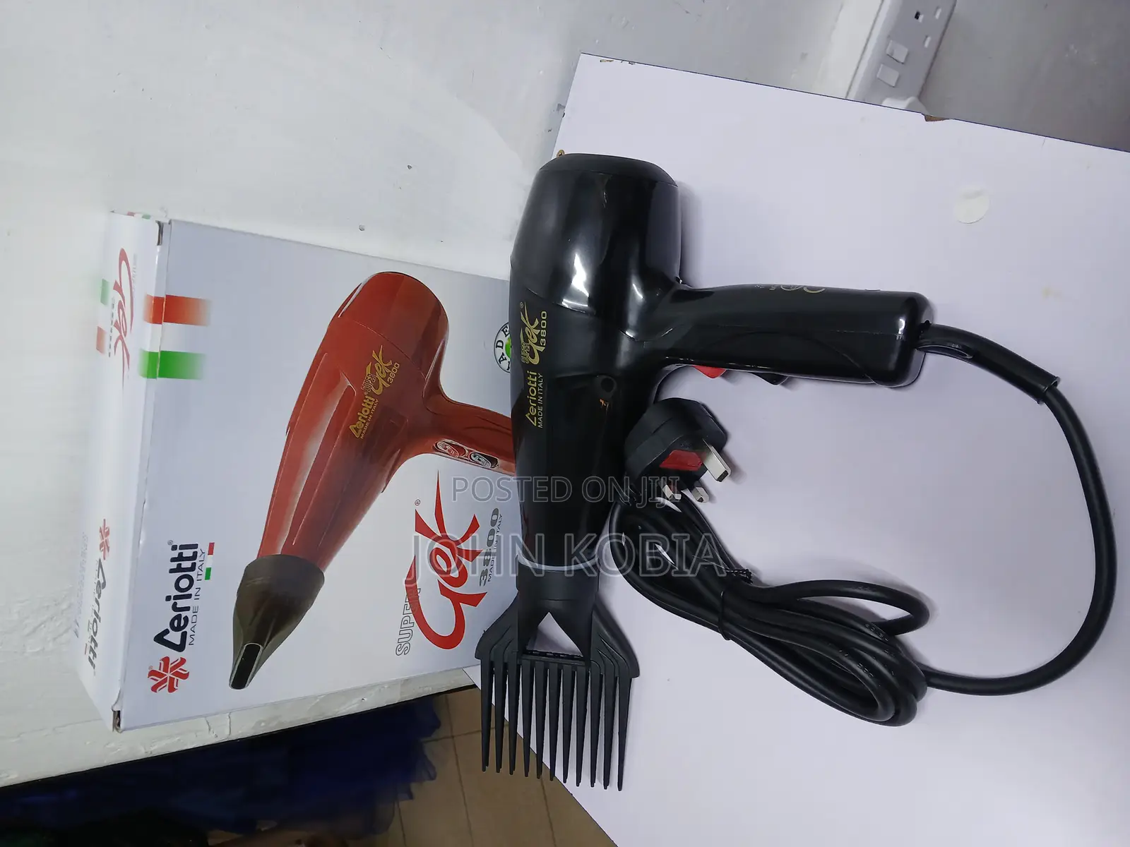 Ceriotti Super Gek 3800 Hair Dryer (Made in Italy)