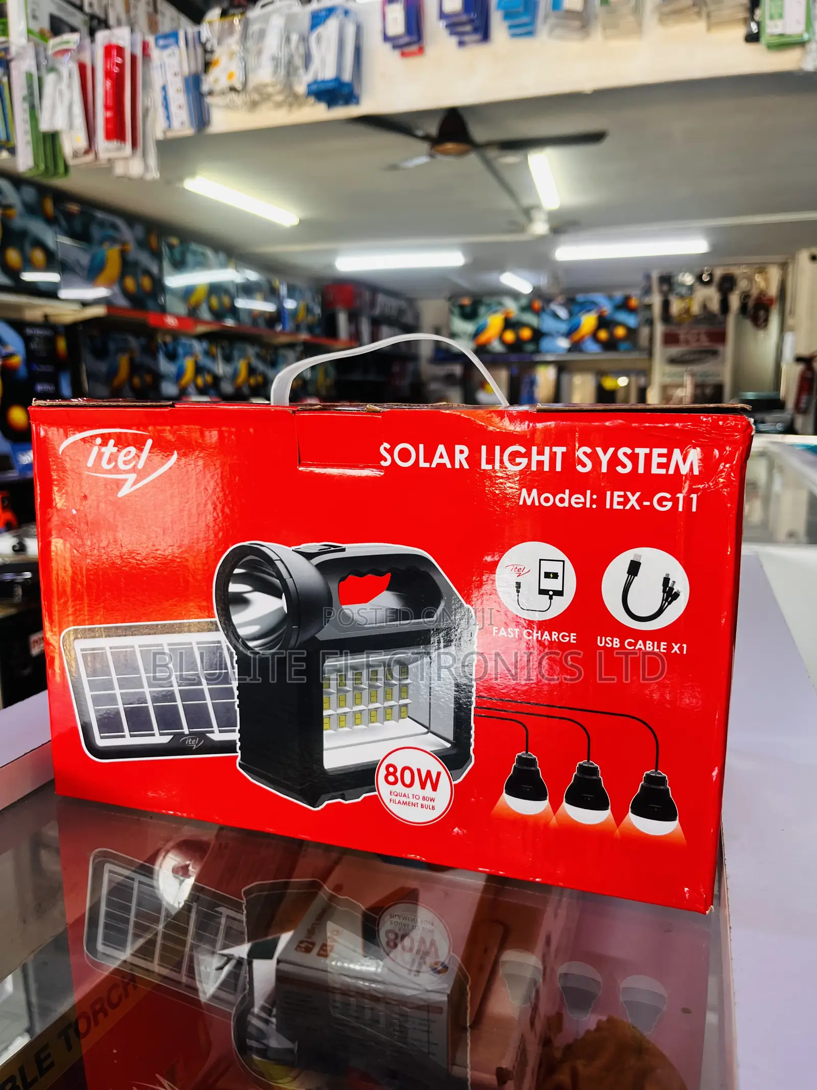 Itel Solar Light System and Power Bank